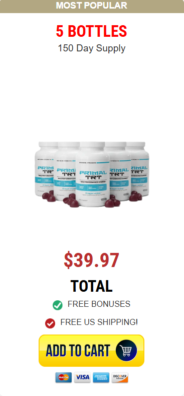 Buy Primal TRT 6 Bottles – 150 Day Supply