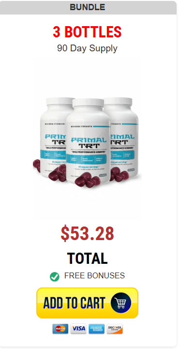 Buy Primal TRT 3 Bottles – 90 Day Supply